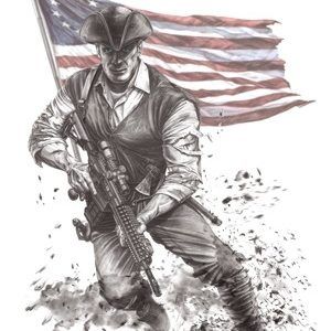 POF-USA original Minuteman American Patriots Poster