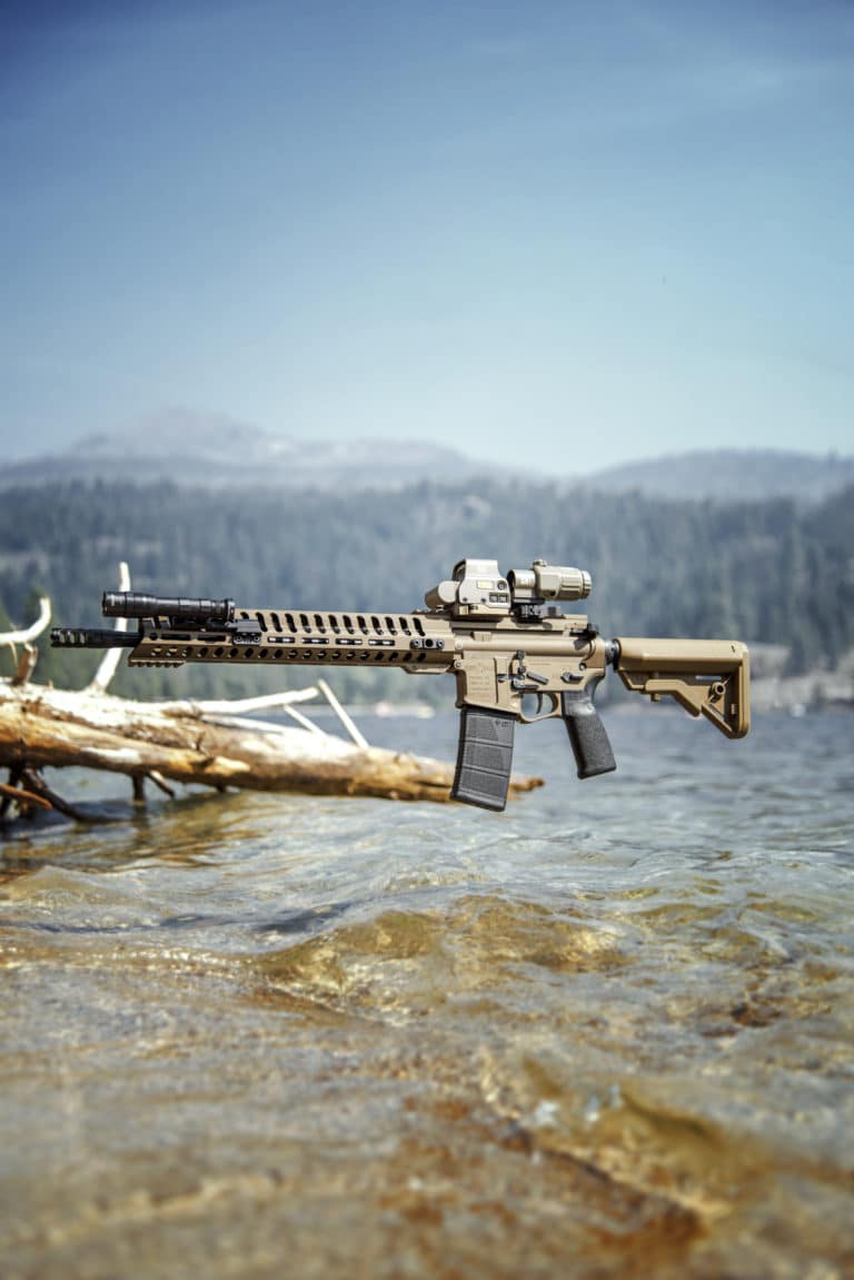 16" Burnt Bronze 5.56X45 NATO P415 edge rifle