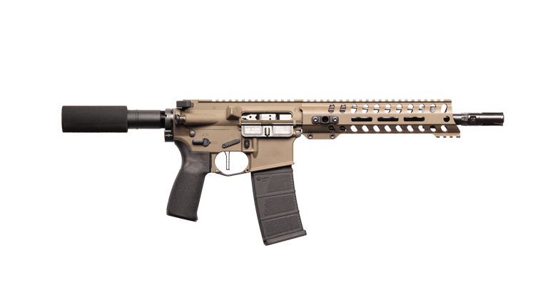 10.5" Patriot Brown 5.56x45 NATO direct impingement Minuteman pistol