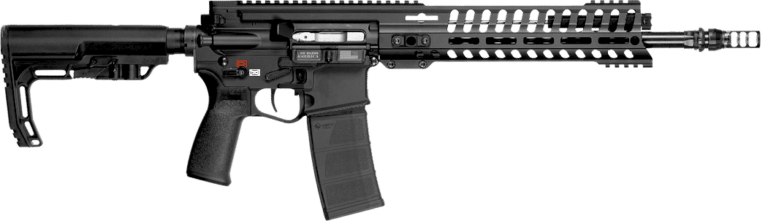 Black Anodize 13.75" Pinned 5.56x45 NATO P415 EDGE rifle.