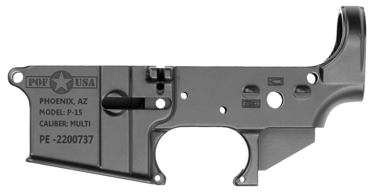 Black Anodize Stripped P-15 Lower Receiver.