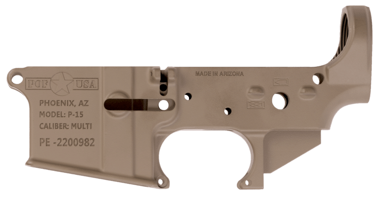 Patriot Brown Stripped P-15 Lower Receiver.