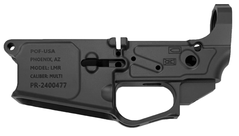 Black Anodize Stripped Rogue Lower Receiver.