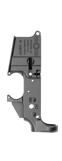 Black Anodize Stripped P-15 Lower Receiver.